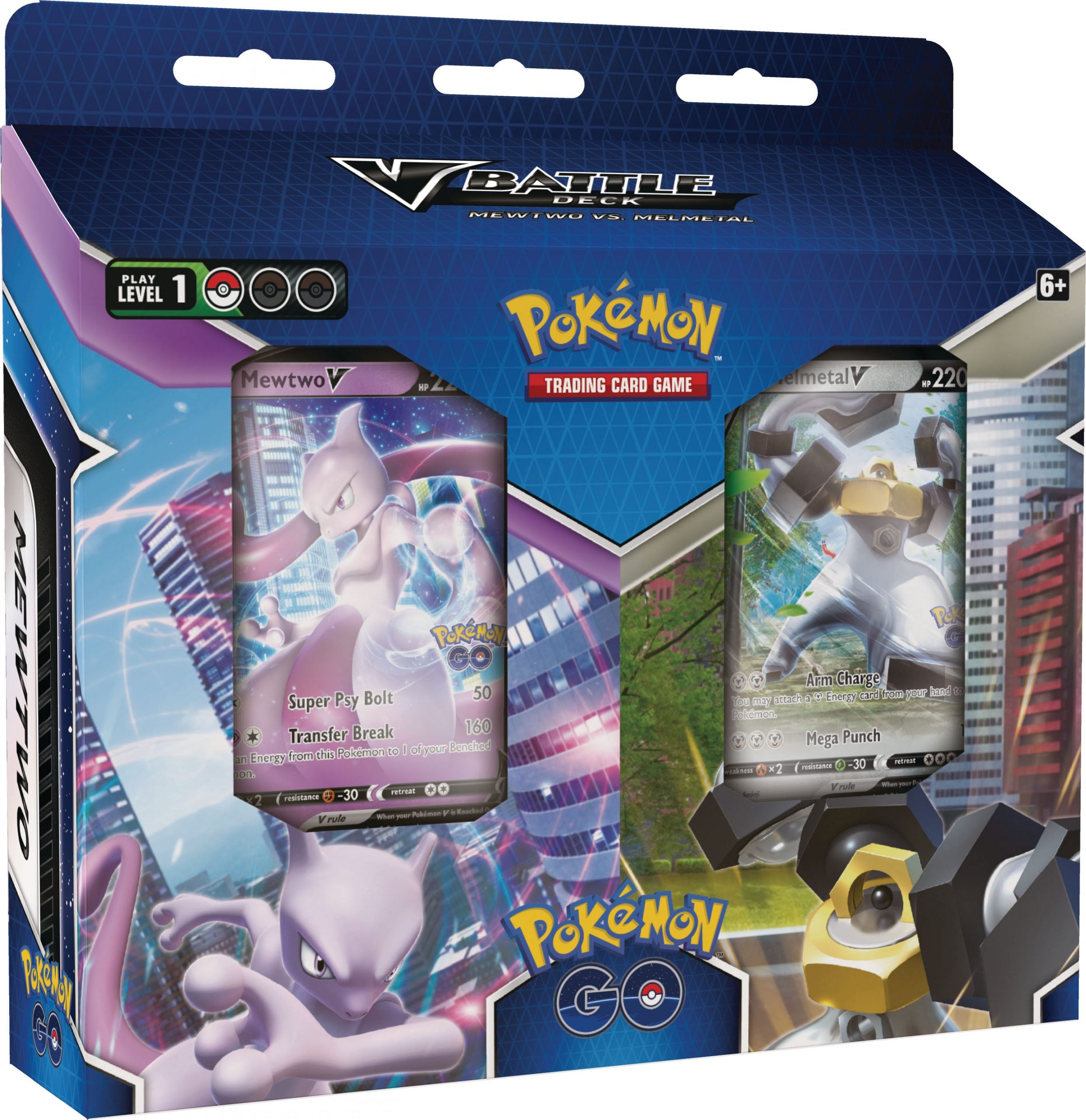 Pokemon GO - V Battle Deck (Mewtwo V VS. Melmetal V) | Arkham Games and Comics