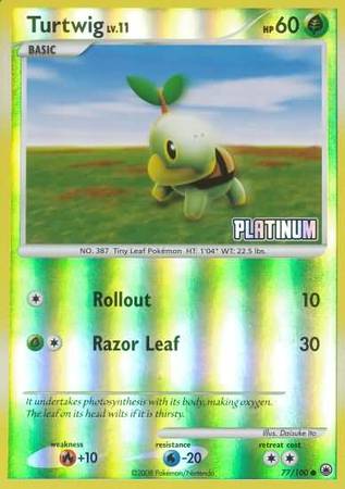 Turtwig (77/100) [Burger King Promos: 2009 Collection] | Arkham Games and Comics