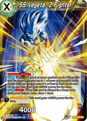 SS Vegeta, Z Fighter (BT17-084) [Ultimate Squad] | Arkham Games and Comics