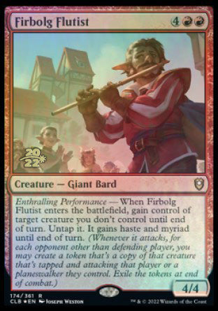 Firbolg Flutist [Commander Legends: Battle for Baldur's Gate Prerelease Promos] | Arkham Games and Comics