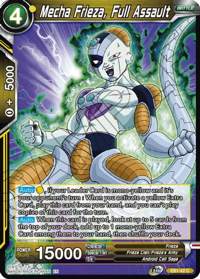 Mecha Frieza, Full Assault (EB1-42) [Battle Evolution Booster] | Arkham Games and Comics