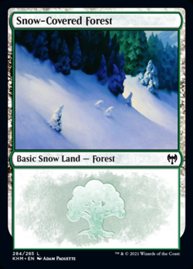 Snow-Covered Forest (284) [Kaldheim] | Arkham Games and Comics