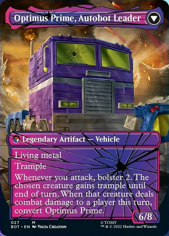 Optimus Prime, Hero // Optimus Prime, Autobot Leader (Shattered Glass) [Universes Beyond: Transformers] | Arkham Games and Comics