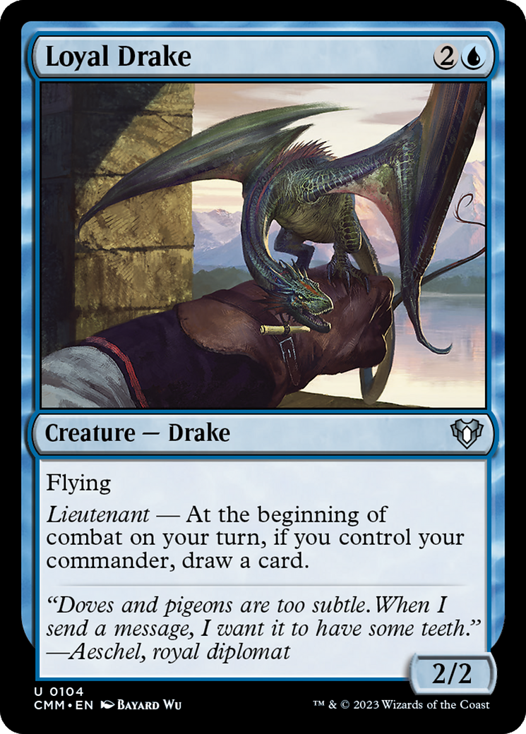 Loyal Drake [Commander Masters] | Arkham Games and Comics