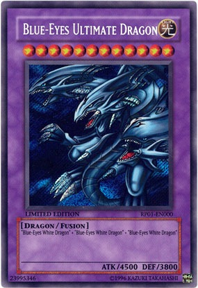 Blue-Eyes Ultimate Dragon [RP01-EN000] Secret Rare | Arkham Games and Comics