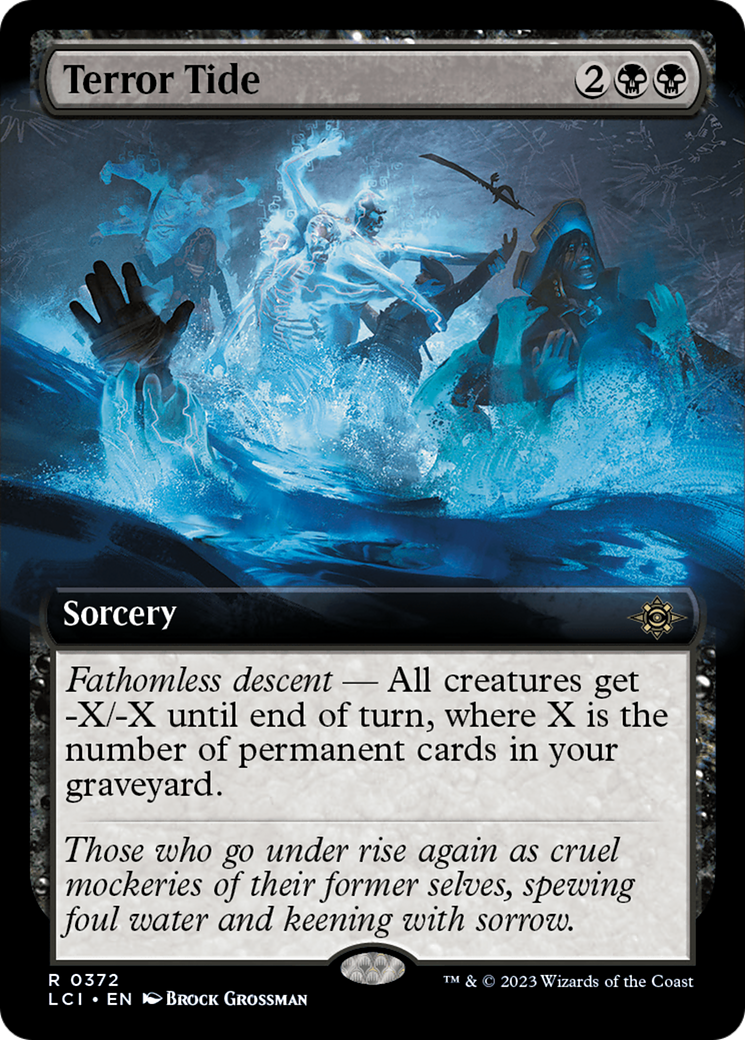 Terror Tide (Extended Art) [The Lost Caverns of Ixalan] | Arkham Games and Comics