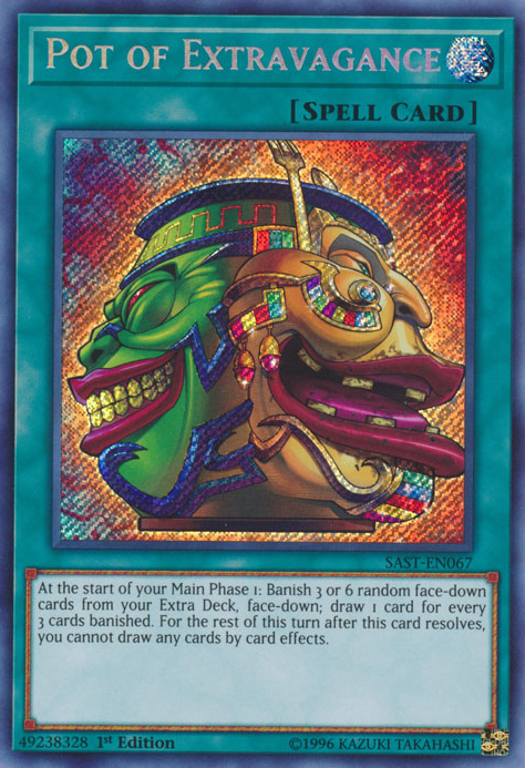 Pot of Extravagance [SAST-EN067] Secret Rare | Arkham Games and Comics