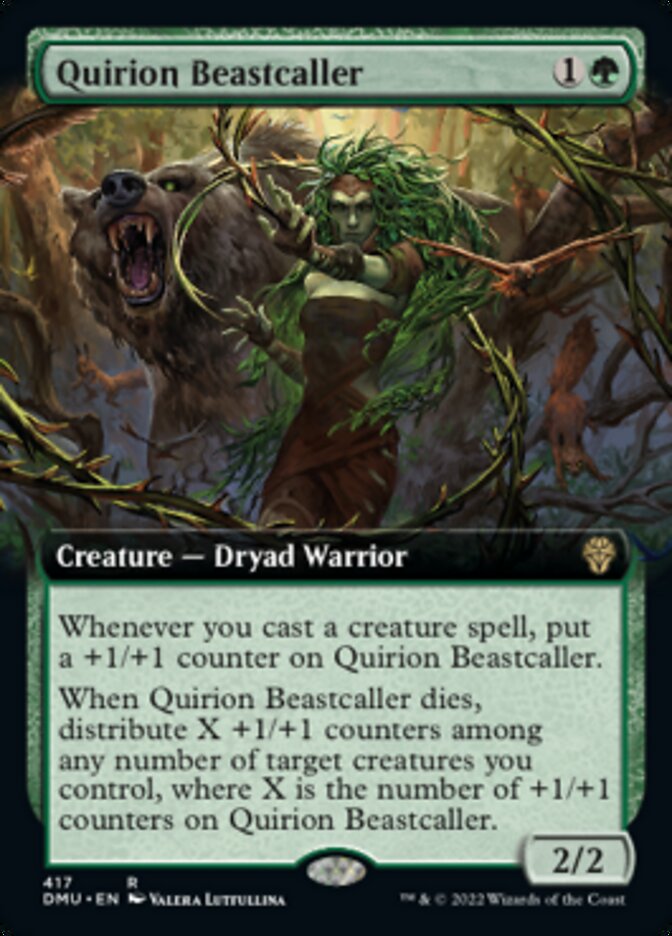 Quirion Beastcaller (Extended Art) [Dominaria United] | Arkham Games and Comics