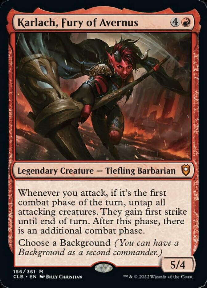 Karlach, Fury of Avernus [Commander Legends: Battle for Baldur's Gate] | Arkham Games and Comics