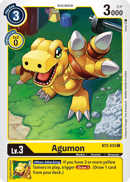 Agumon [BT2-033] [Release Special Booster Ver.1.5] | Arkham Games and Comics
