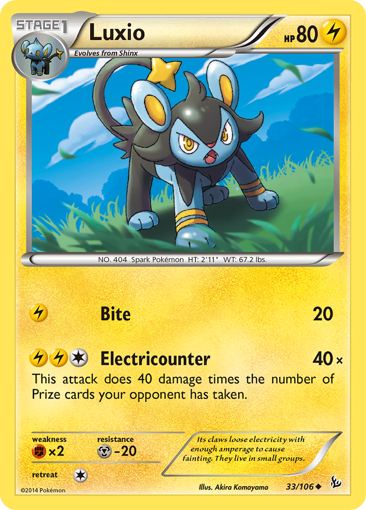 Luxio (33/106) [XY: Flashfire] | Arkham Games and Comics