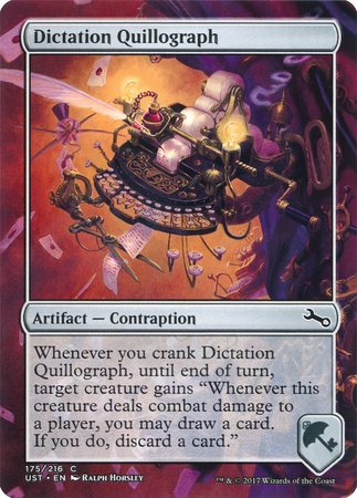 Dictation Quillograph [Unstable] | Arkham Games and Comics