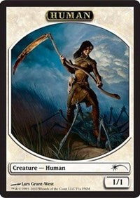 Human // Wolf Token [FNM Promos] | Arkham Games and Comics