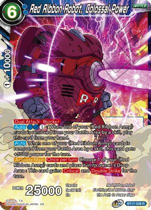 Red Ribbon Robot, Colossal Power (BT17-038) [Ultimate Squad] | Arkham Games and Comics