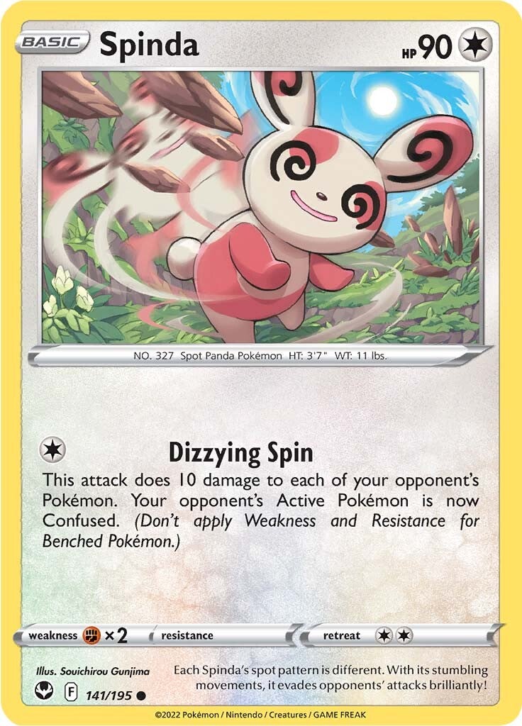 Spinda (141/195) [Sword & Shield: Silver Tempest] | Arkham Games and Comics