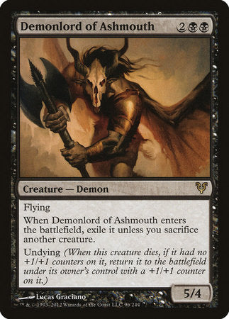 Demonlord of Ashmouth [Avacyn Restored] | Arkham Games and Comics