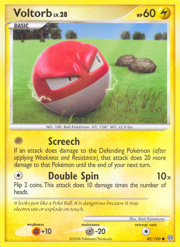 Voltorb (80/100) [Diamond & Pearl: Stormfront] | Arkham Games and Comics