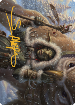 Owlbear Shepherd Art Card (Gold-Stamped Signature) [Commander Legends: Battle for Baldur's Gate Art Series] | Arkham Games and Comics