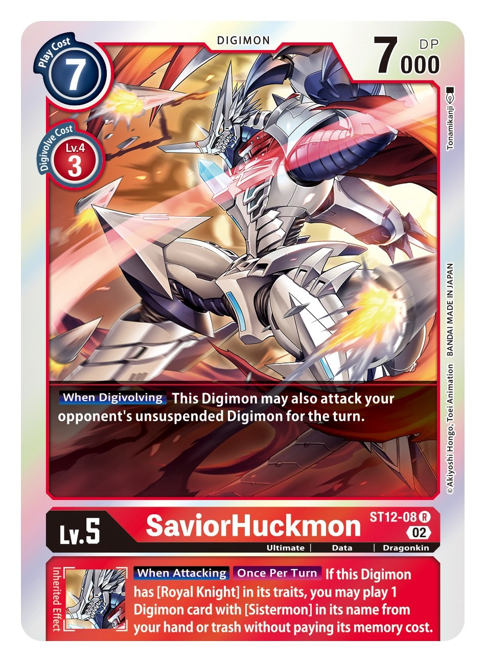 SaviorHuckmon [ST12-08] [Starter Deck: Jesmon] | Arkham Games and Comics