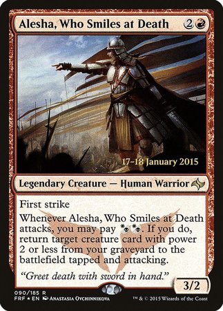 Alesha, Who Smiles at Death [Fate Reforged Promos] | Arkham Games and Comics