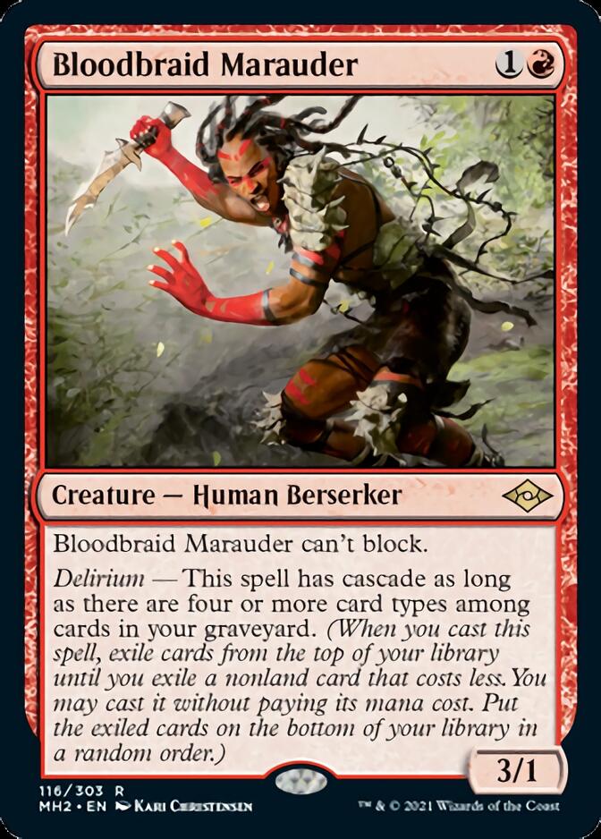 Bloodbraid Marauder [Modern Horizons 2] | Arkham Games and Comics