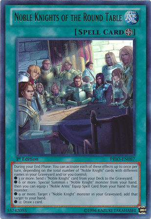 Noble Knights of the Round Table [PRIO-EN087] Ultra Rare | Arkham Games and Comics