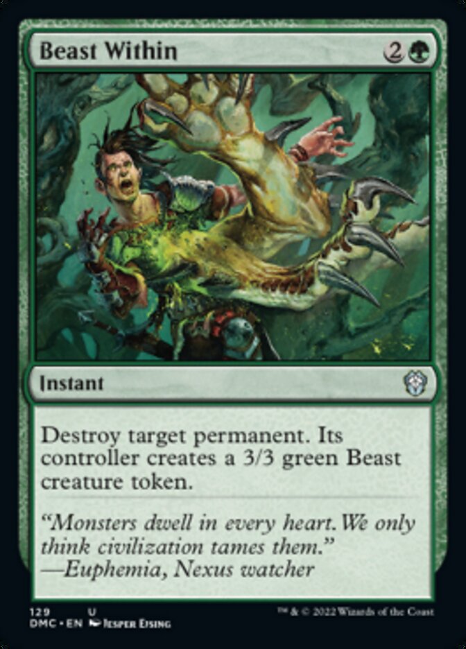 Beast Within [Dominaria United Commander] | Arkham Games and Comics