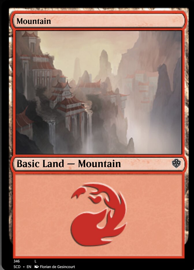 Mountain (346) [Starter Commander Decks] | Arkham Games and Comics