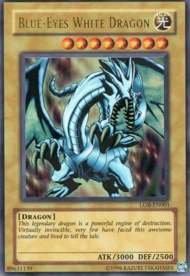 Blue-Eyes White Dragon [LOB-EN001] Ultra Rare | Arkham Games and Comics