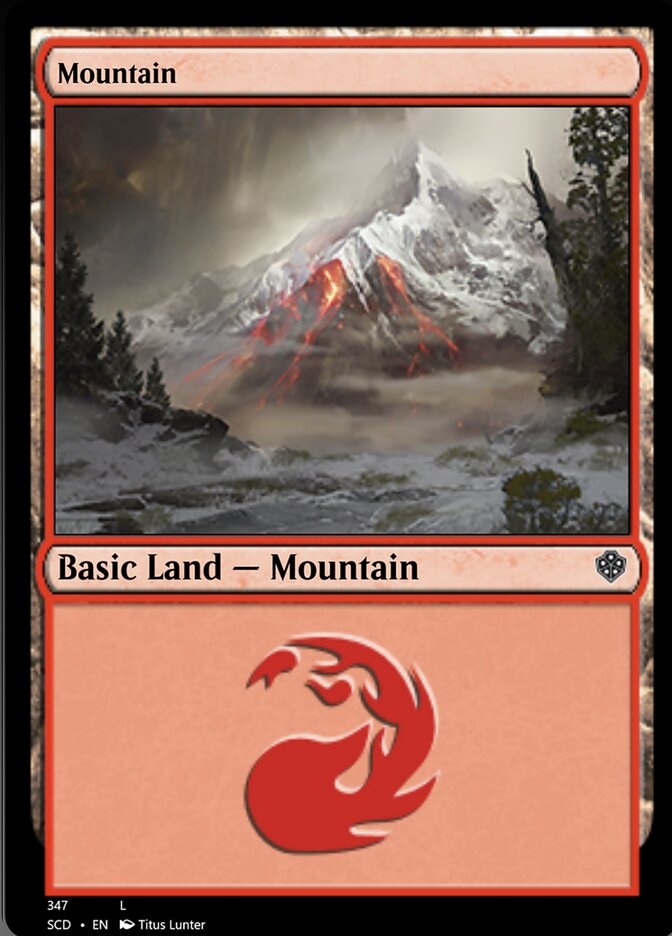 Mountain (347) [Starter Commander Decks] | Arkham Games and Comics