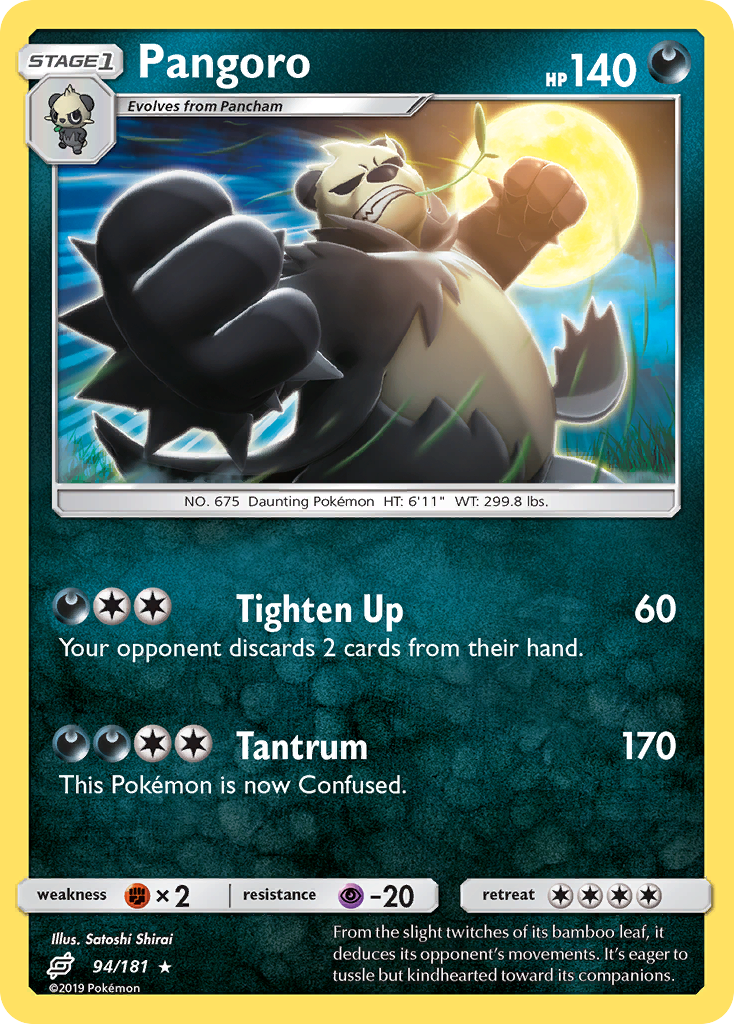 Pangoro (94/181) [Sun & Moon: Team Up] | Arkham Games and Comics
