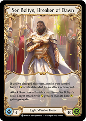 Ser Boltyn, Breaker of Dawn // Boltyn [MON029 // MON030] (Monarch)  1st Edition Normal | Arkham Games and Comics