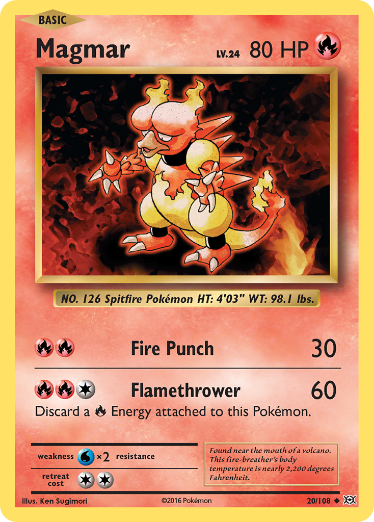 Magmar (20/108) [XY: Evolutions] | Arkham Games and Comics