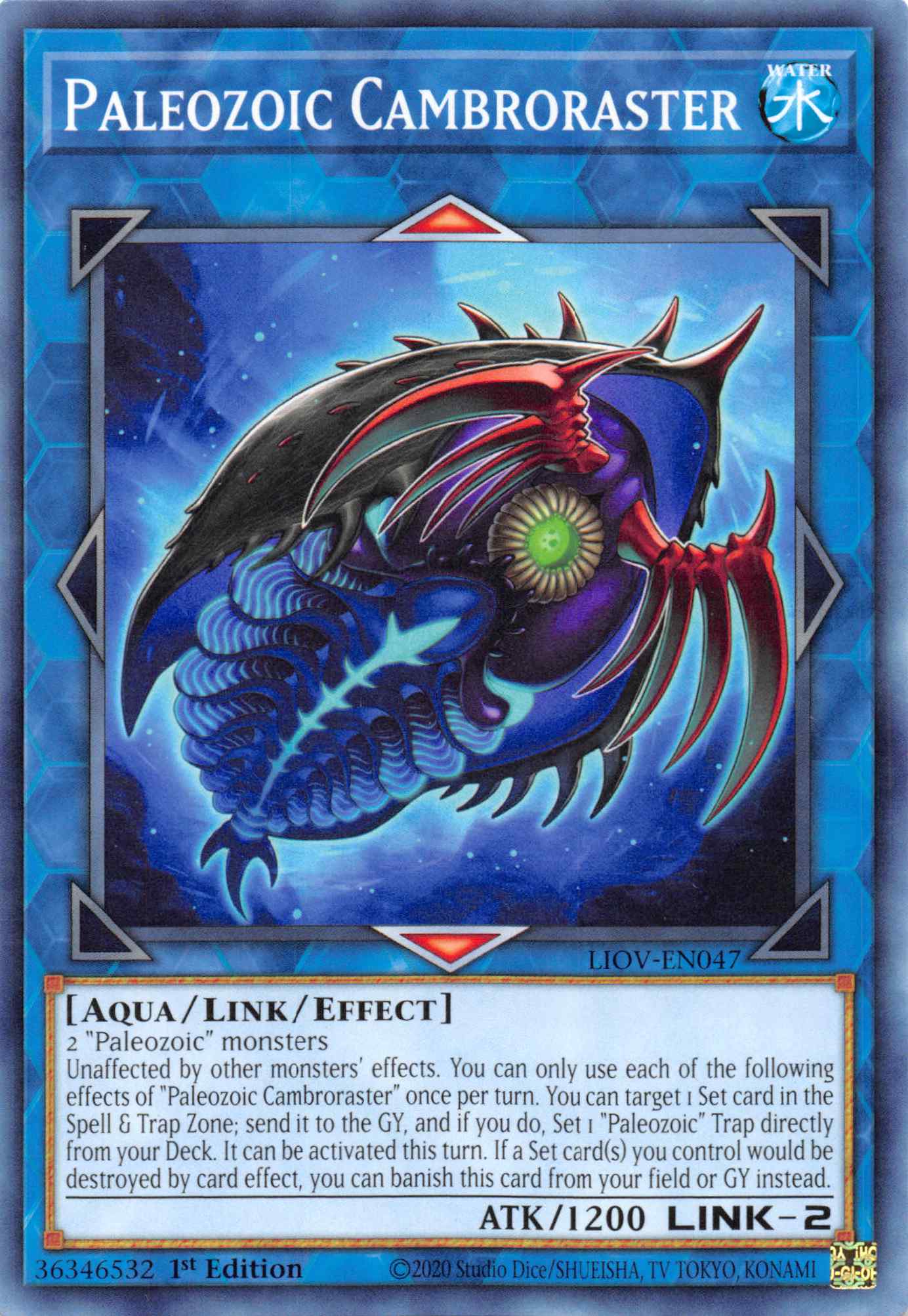 Paleozoic Cambroraster [LIOV-EN047] Common | Arkham Games and Comics