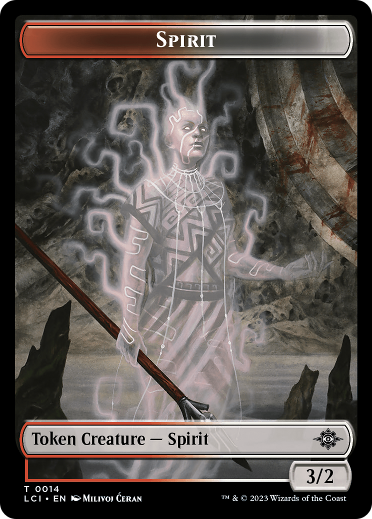 Spirit Token [The Lost Caverns of Ixalan Tokens] | Arkham Games and Comics