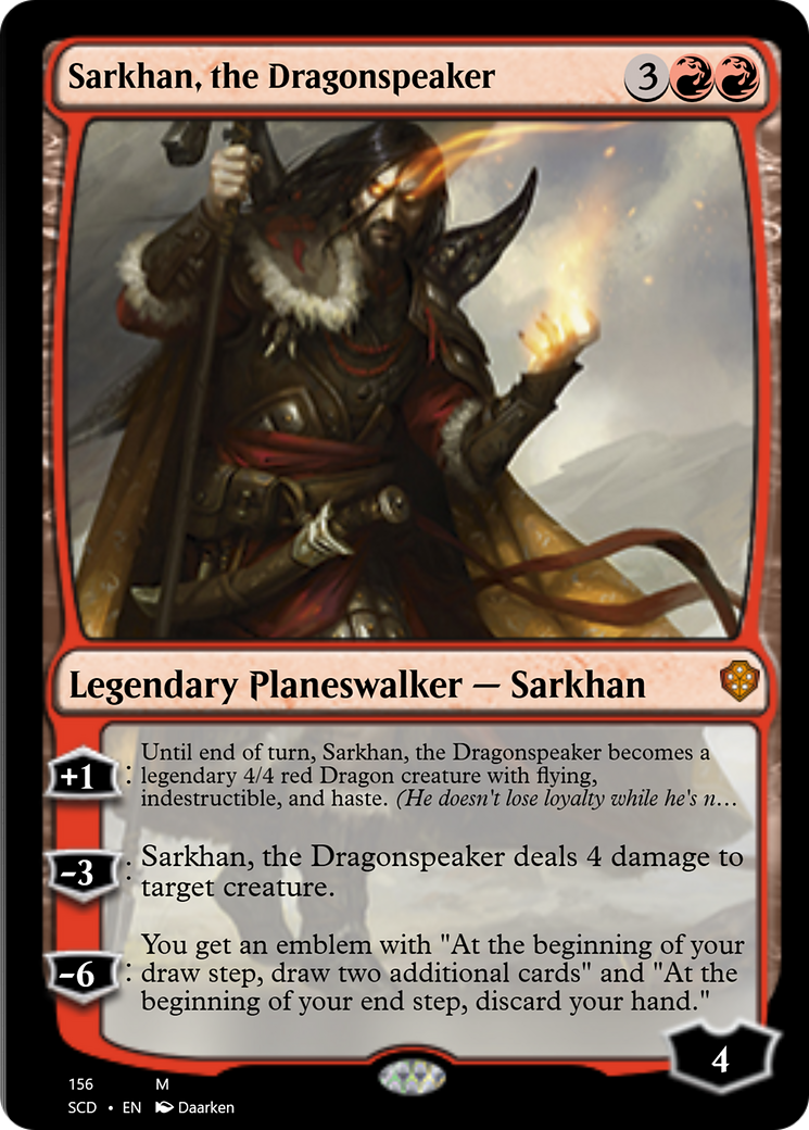 Sarkhan, the Dragonspeaker [Starter Commander Decks] | Arkham Games and Comics