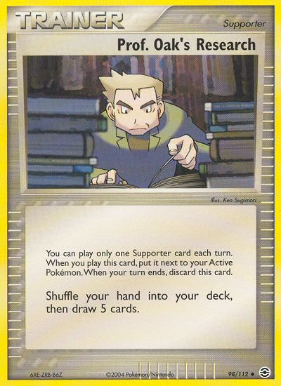 Prof. Oak's Research (98/112) [EX: FireRed & LeafGreen] | Arkham Games and Comics