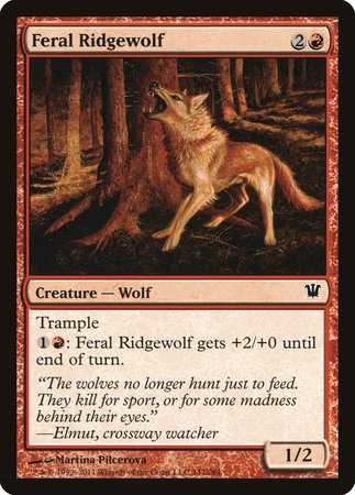 Feral Ridgewolf [Innistrad] | Arkham Games and Comics