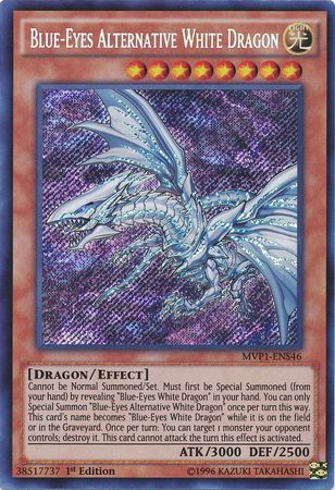 Blue-Eyes Alternative White Dragon [MVP1-ENS46] Secret Rare | Arkham Games and Comics