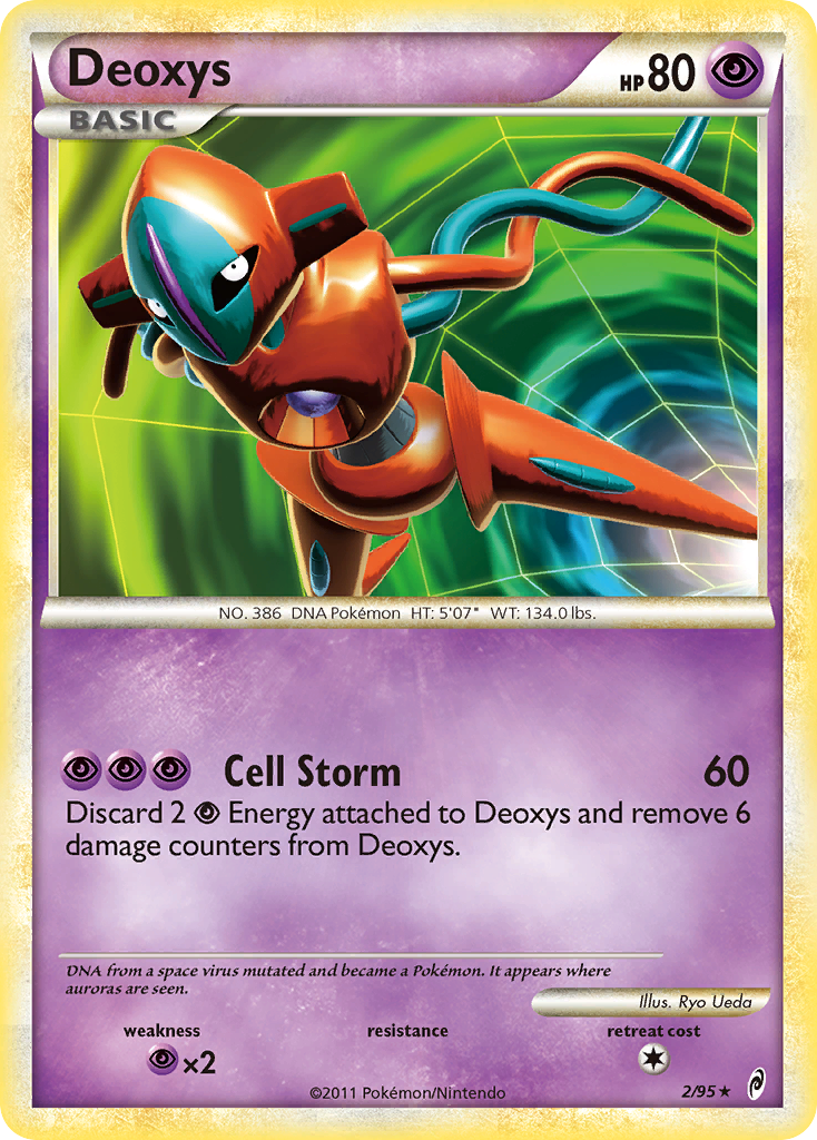 Deoxys (2/95) [HeartGold & SoulSilver: Call of Legends] | Arkham Games and Comics