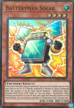 Batteryman Solar [OP10-EN005] Super Rare | Arkham Games and Comics