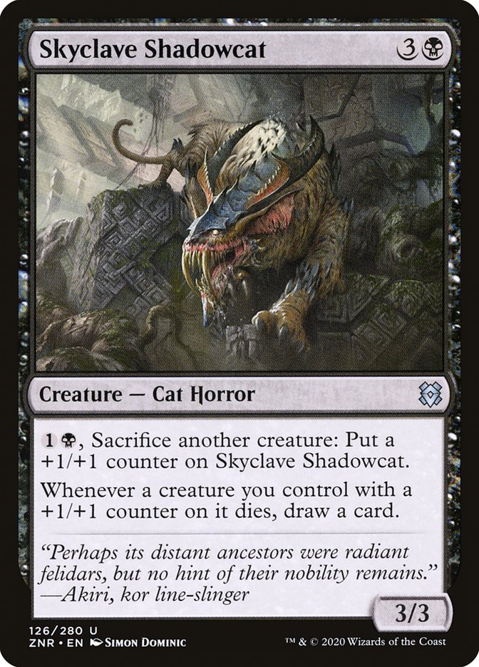 Skyclave Shadowcat [Zendikar Rising] | Arkham Games and Comics