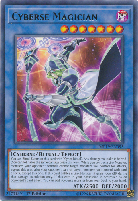 Cyberse Magician [MP19-EN095] Rare | Arkham Games and Comics