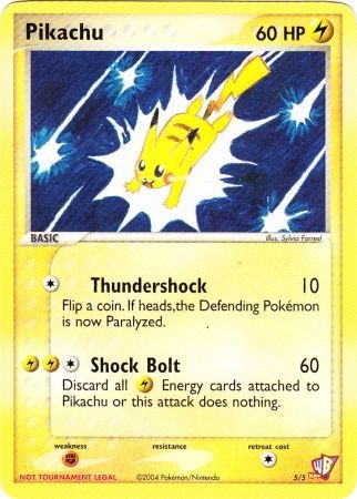 Pikachu (5/5) [Kids WB Promos] | Arkham Games and Comics