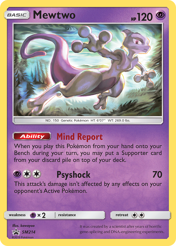 Mewtwo (SM214) [Sun & Moon: Black Star Promos] | Arkham Games and Comics