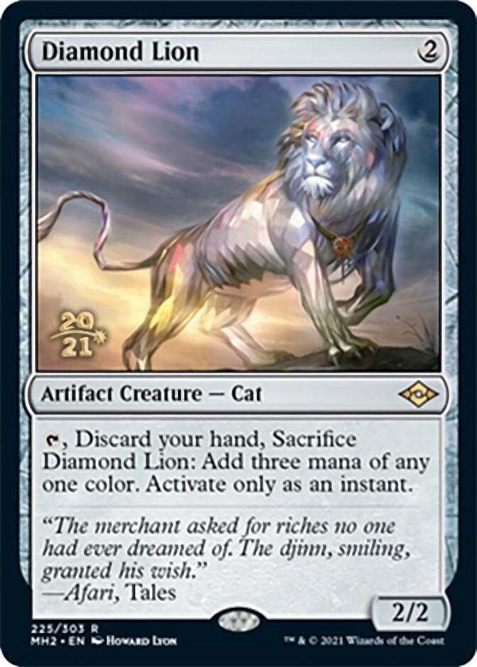 Diamond Lion [Modern Horizons 2 Prerelease Promos] | Arkham Games and Comics