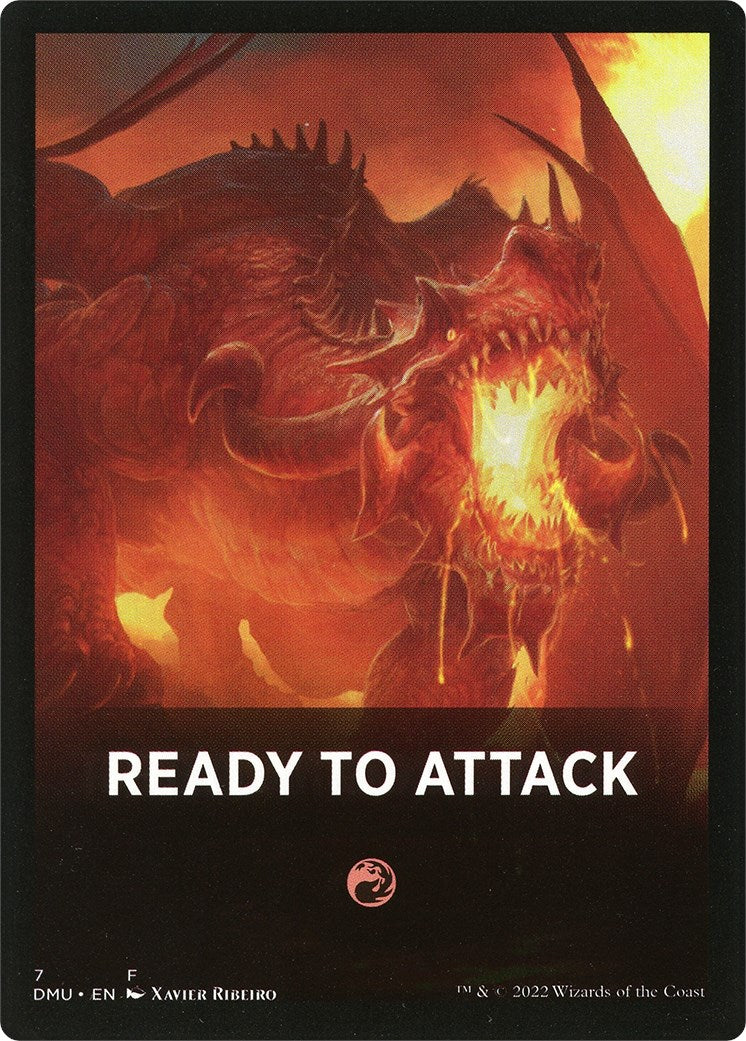 Ready to Attack Theme Card [Dominaria United Tokens] | Arkham Games and Comics