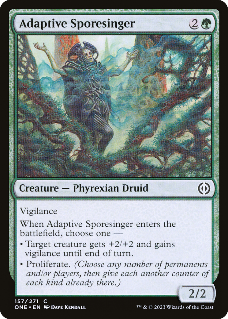 Adaptive Sporesinger [Phyrexia: All Will Be One] | Arkham Games and Comics