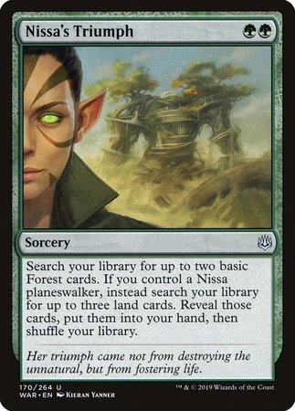 Nissa's Triumph [War of the Spark] | Arkham Games and Comics