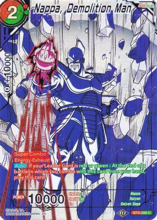 Nappa, Demolition Man (BT9-090) [Collector's Selection Vol. 2] | Arkham Games and Comics